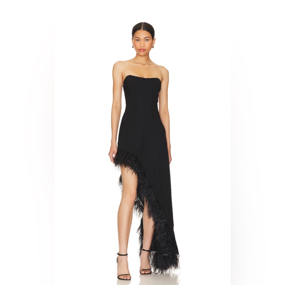 Amanda Uprichard Feather Kenda Gown